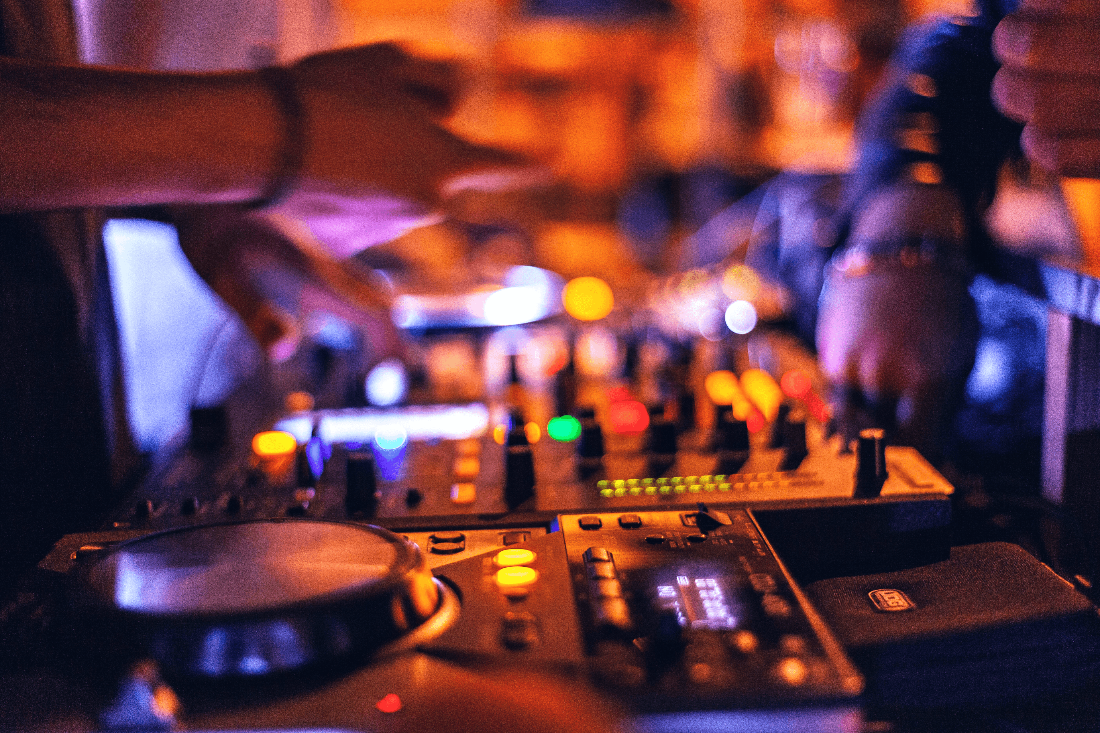 DJ performing